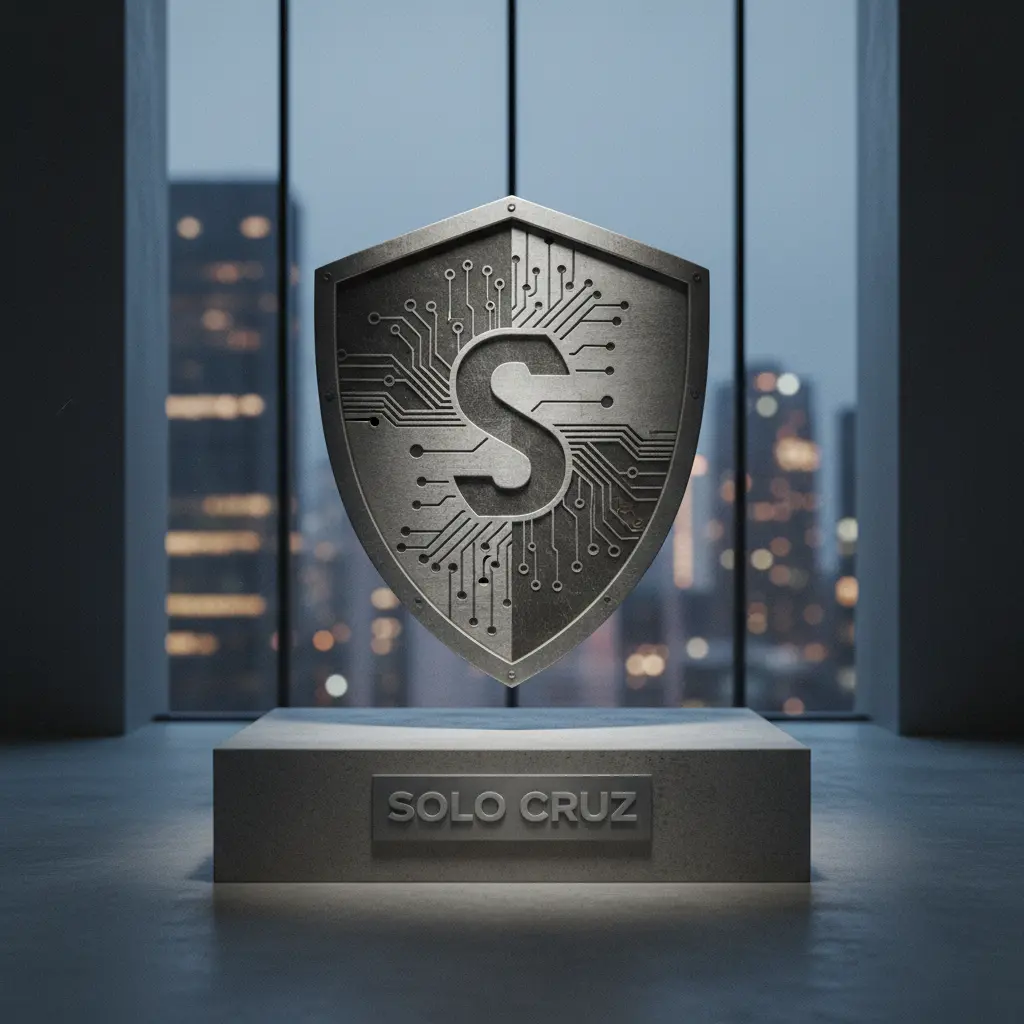 Icône de bouclier symbolisant la sécurité des données sur la plateforme SoloCruz.