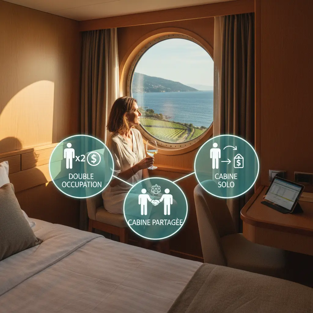 Comprendre le Prix d'une Cabine de Croisière en Solo