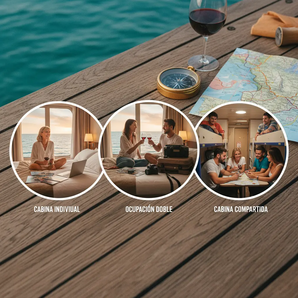 Cómo funciona el precio de una cabina de crucero para