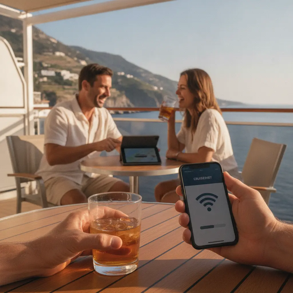 Drink Packages and Wi-Fi When Sharing a Cruise Cabin