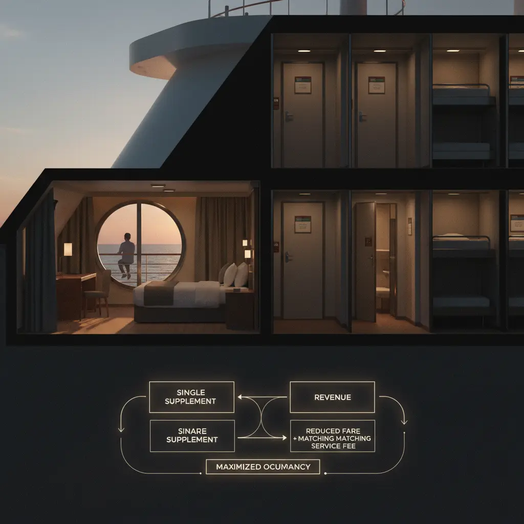 Cruise ship cabins and revenue model